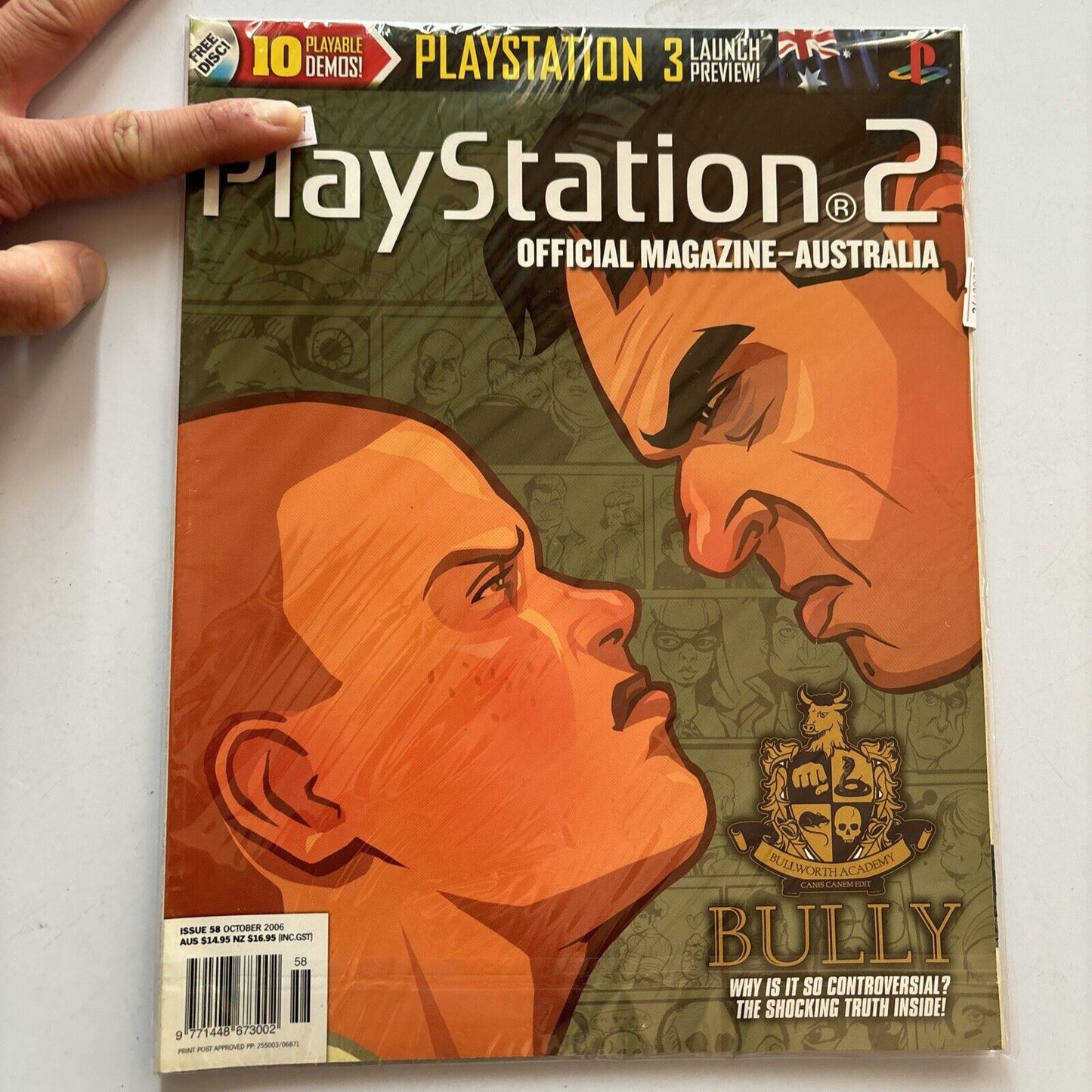 PlayStation 2 Official Magazine Australia Issue 58 Bully October 2006