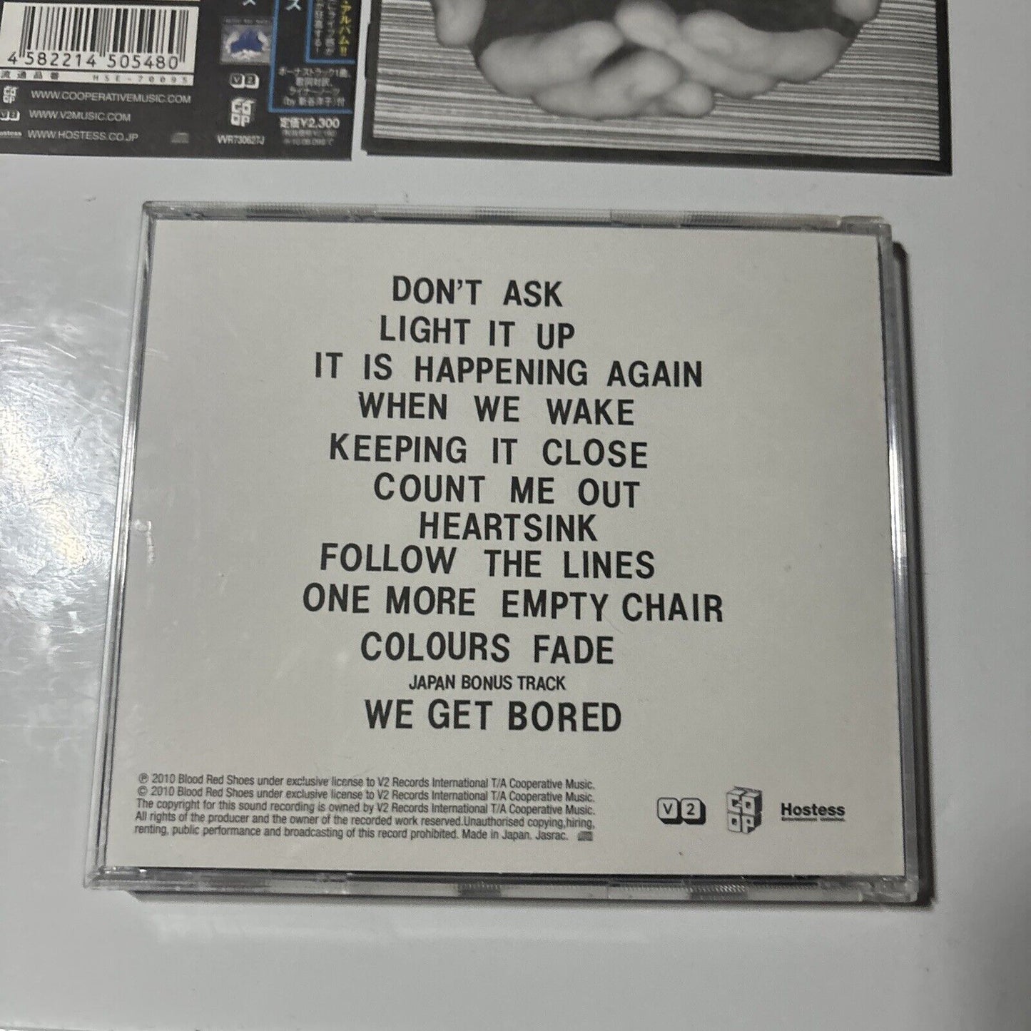 Blood Red Shoes - Fire Like This [Japan Bonus Track] (CD, 2010) VVR730627J Obi