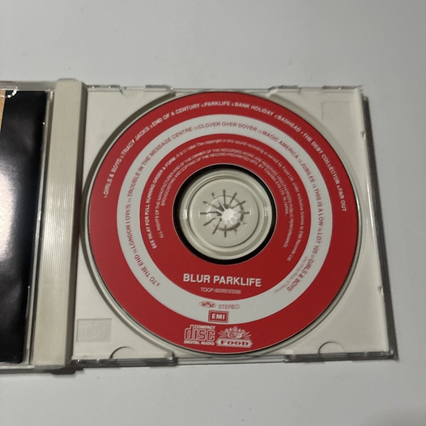 Blur - Park Life [Japan Bonus Track] (CD, 1994) Japan TOCP-8226