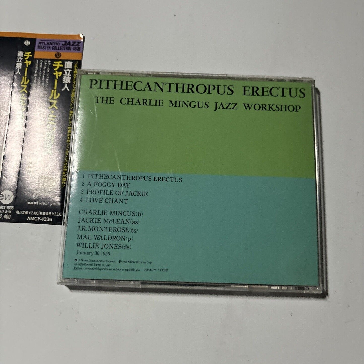 Charlie Mingus - Pithecanthropus Erectus (CD, 1991) Japan amcy-1036 Obi