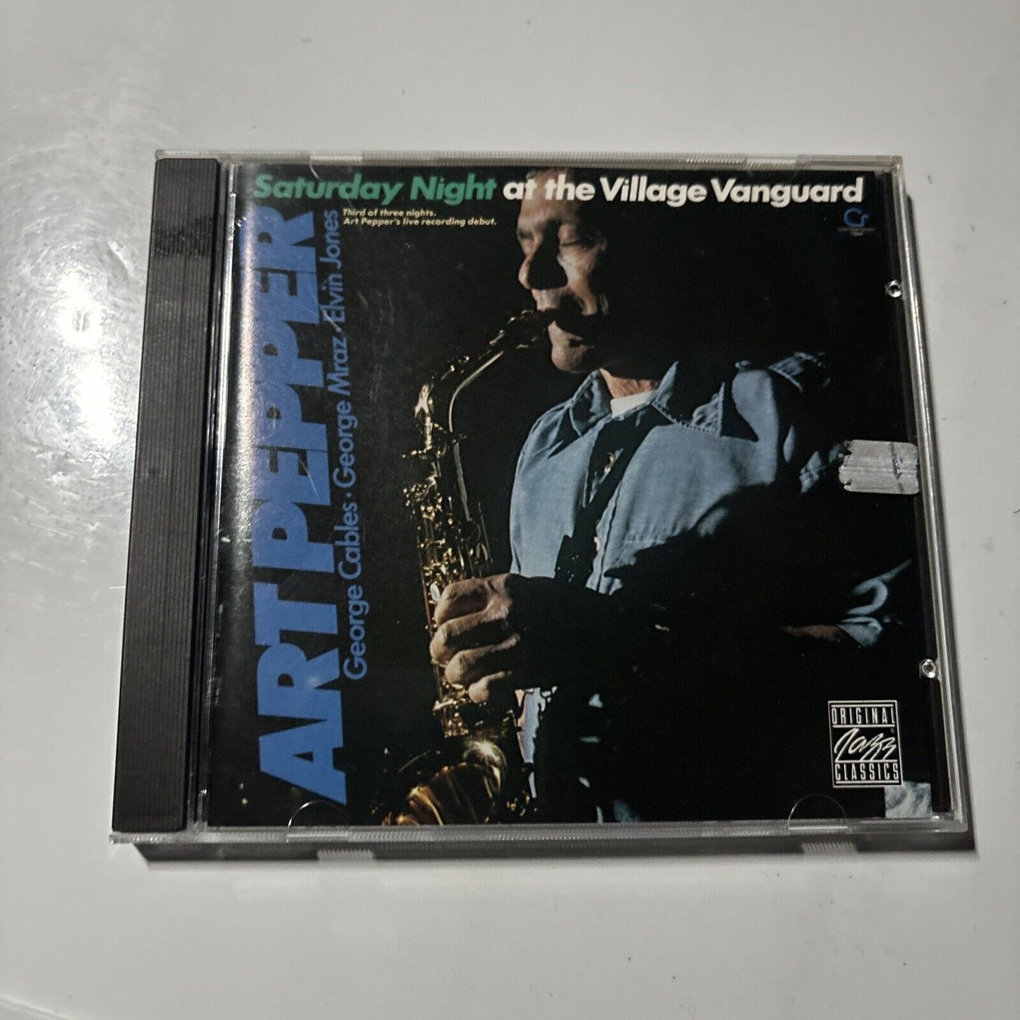 Art Pepper - Saturday Night At The Village Vanguard (CD, 1980) Jazz OJCCD-696-2