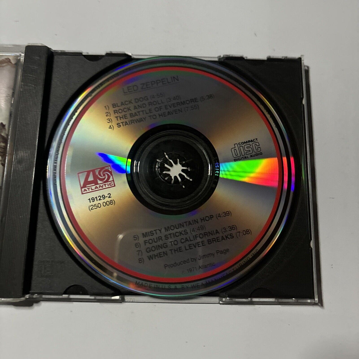 Led Zeppelin - Untitled (CD, 1971) Atlantic 19129-2 – Retro Unit