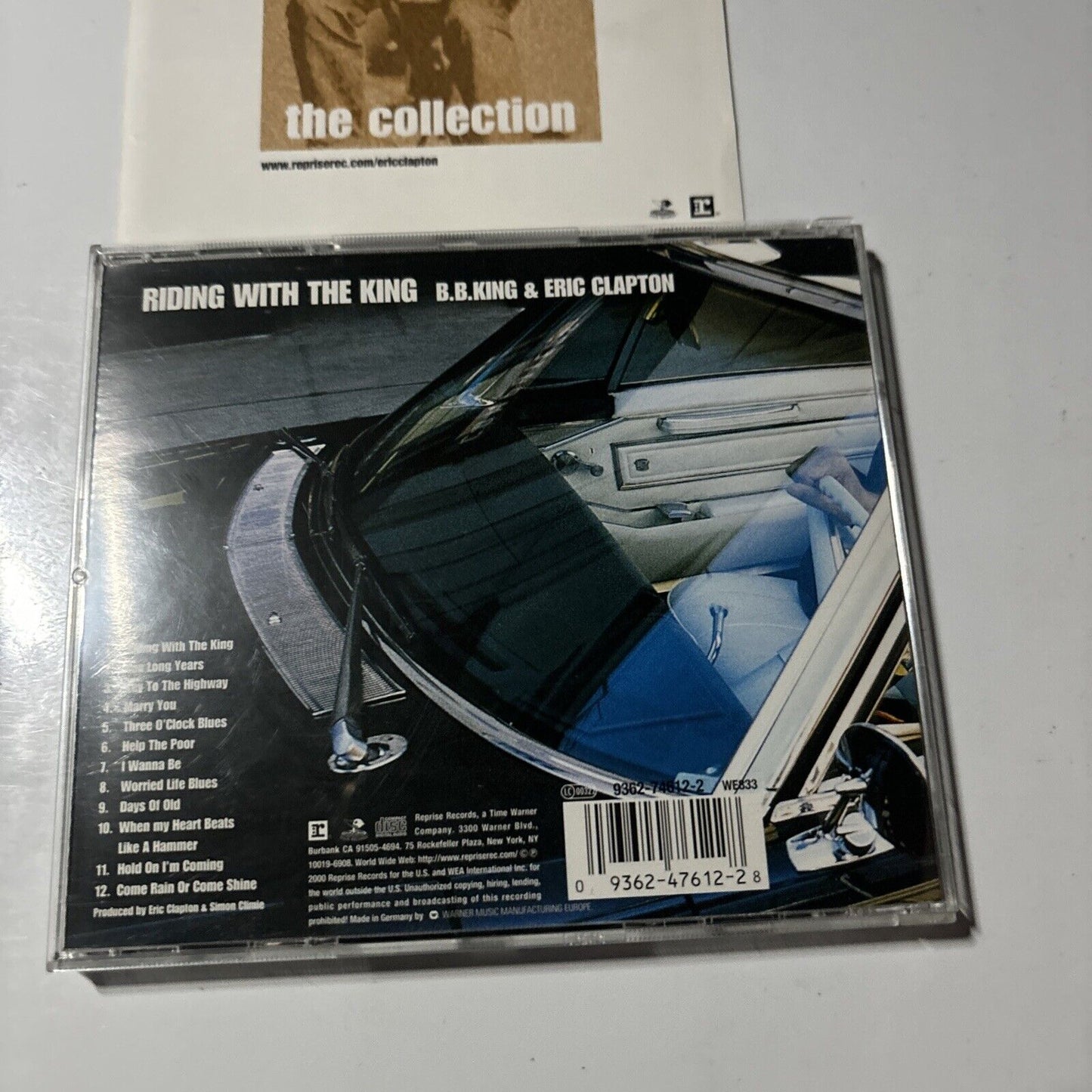B.B. King & Eric Clapton - Riding With The King (CD, 2000) Reprise Records
