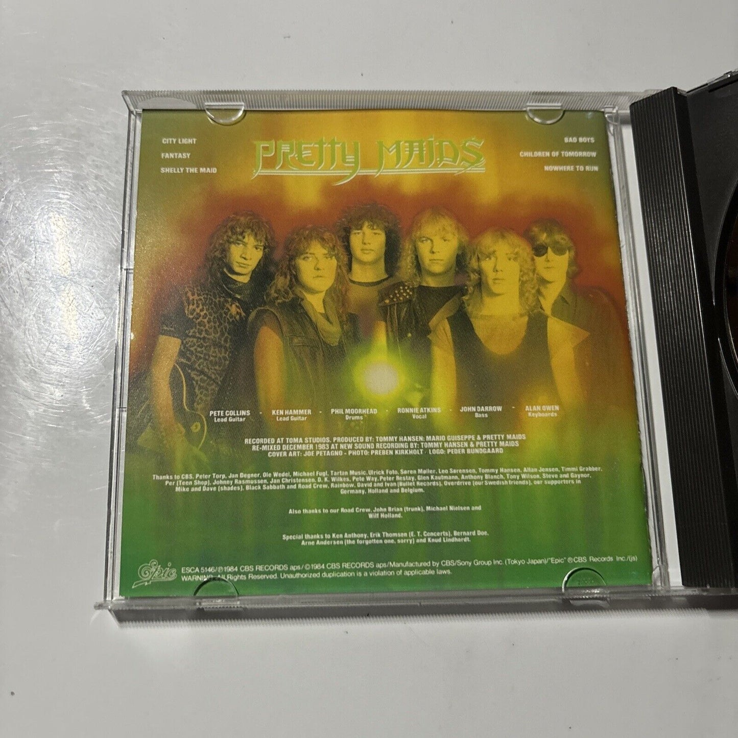 Pretty Maids - Pretty Maids (CD, 1983) Japan esca-5146