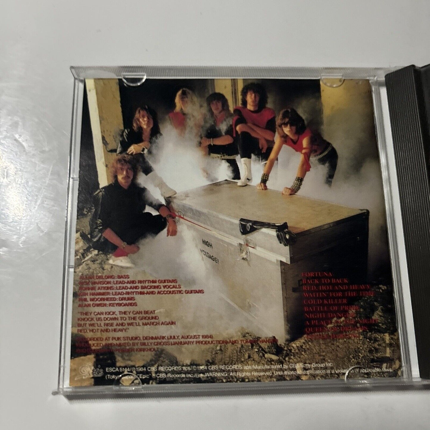 Pretty Maids - Red, Hot And Heavy (CD, 1990) Japan ESCA-5144 Rock