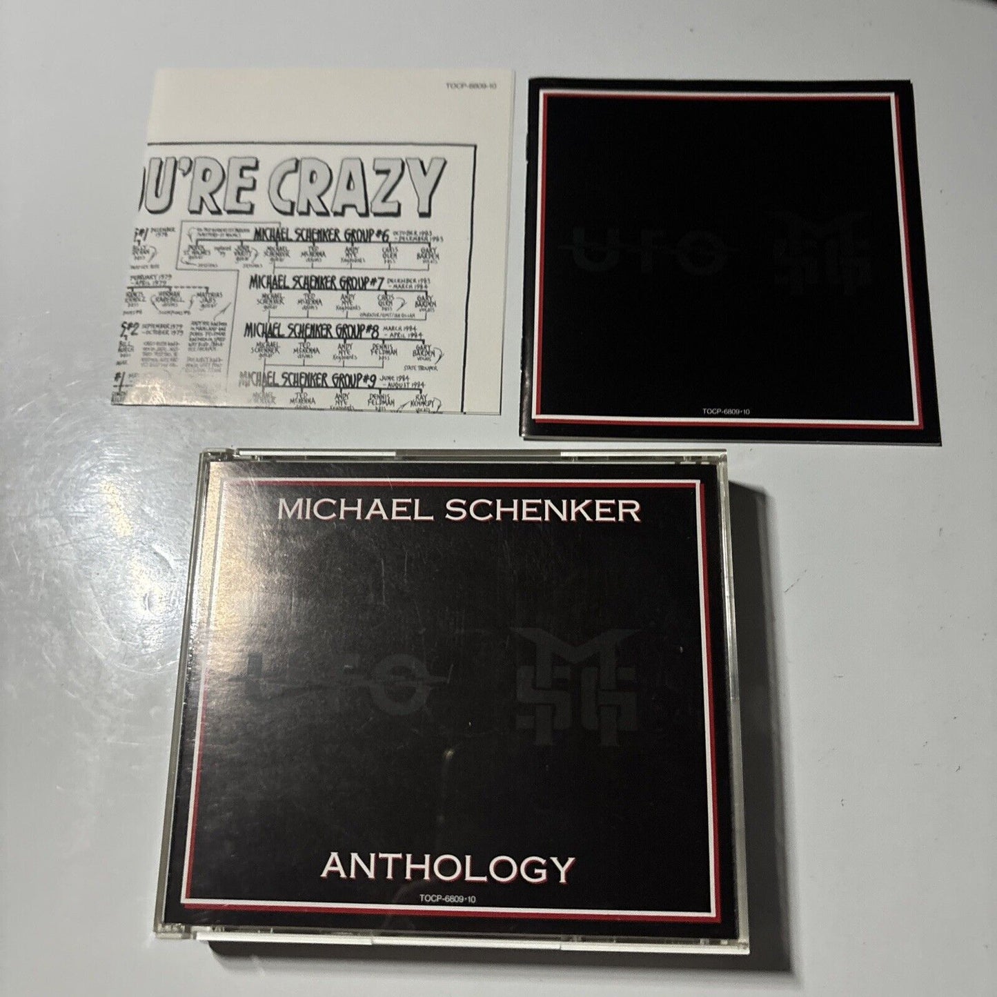 Michael Schenker - Michael Schenker Anthology (CD, 1991) Japan tocp-6809-10