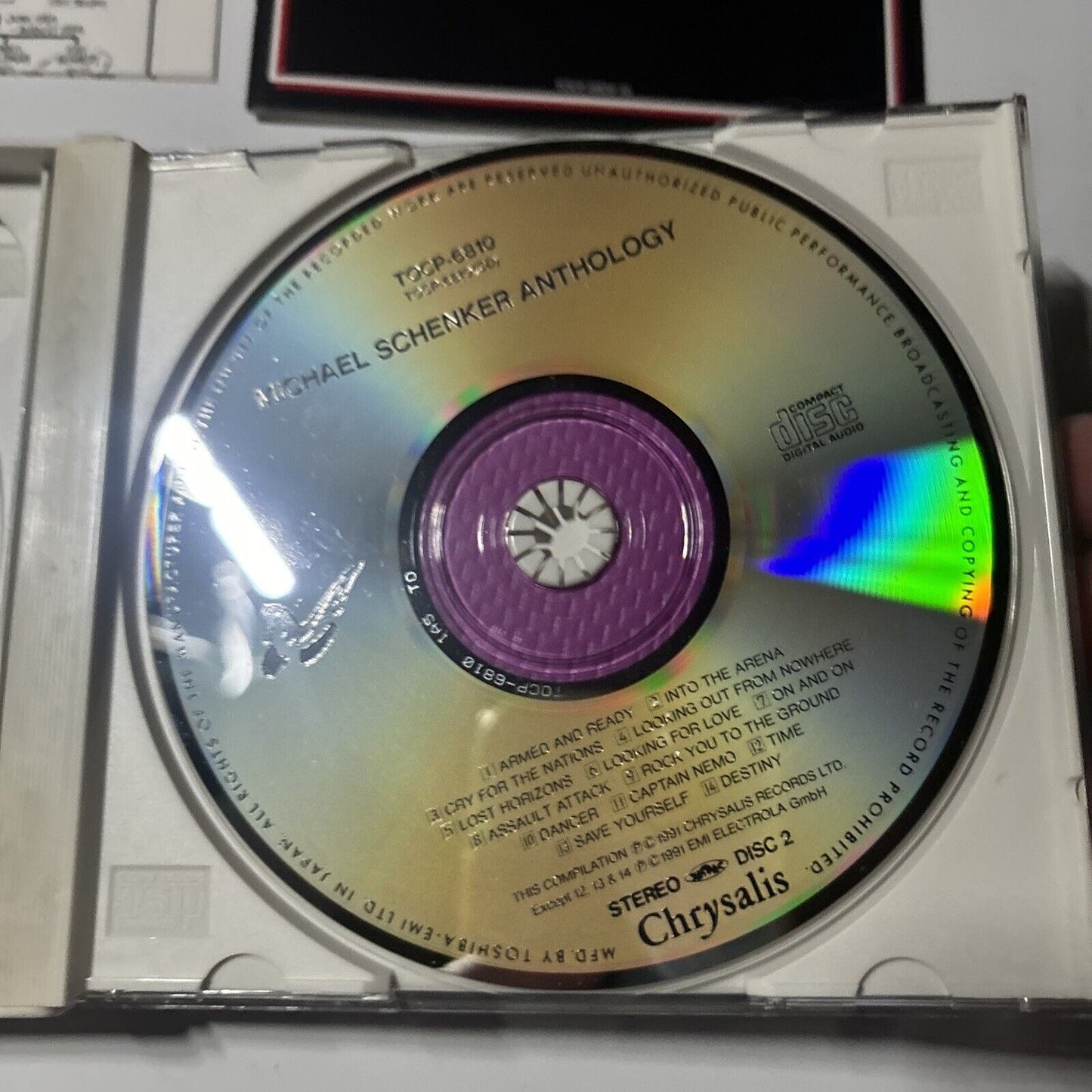 Michael Schenker - Michael Schenker Anthology (CD, 1991) Japan tocp-6809-10