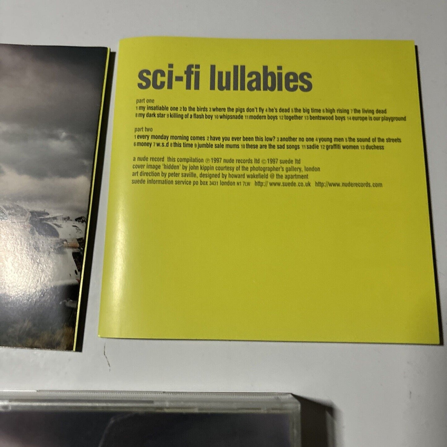 Suede - Sci-Fi Lullabies (CD, 1997, 2-Disc) Nude Records NUD 488851 2