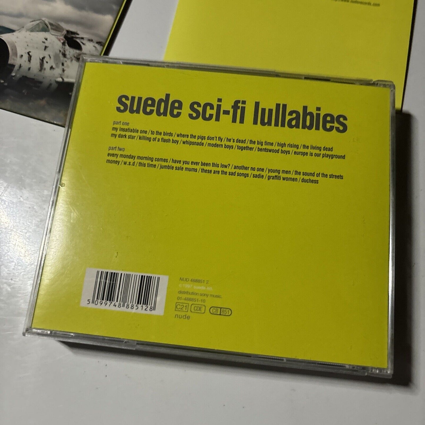 Suede - Sci-Fi Lullabies (CD, 1997, 2-Disc) Nude Records NUD 488851 2