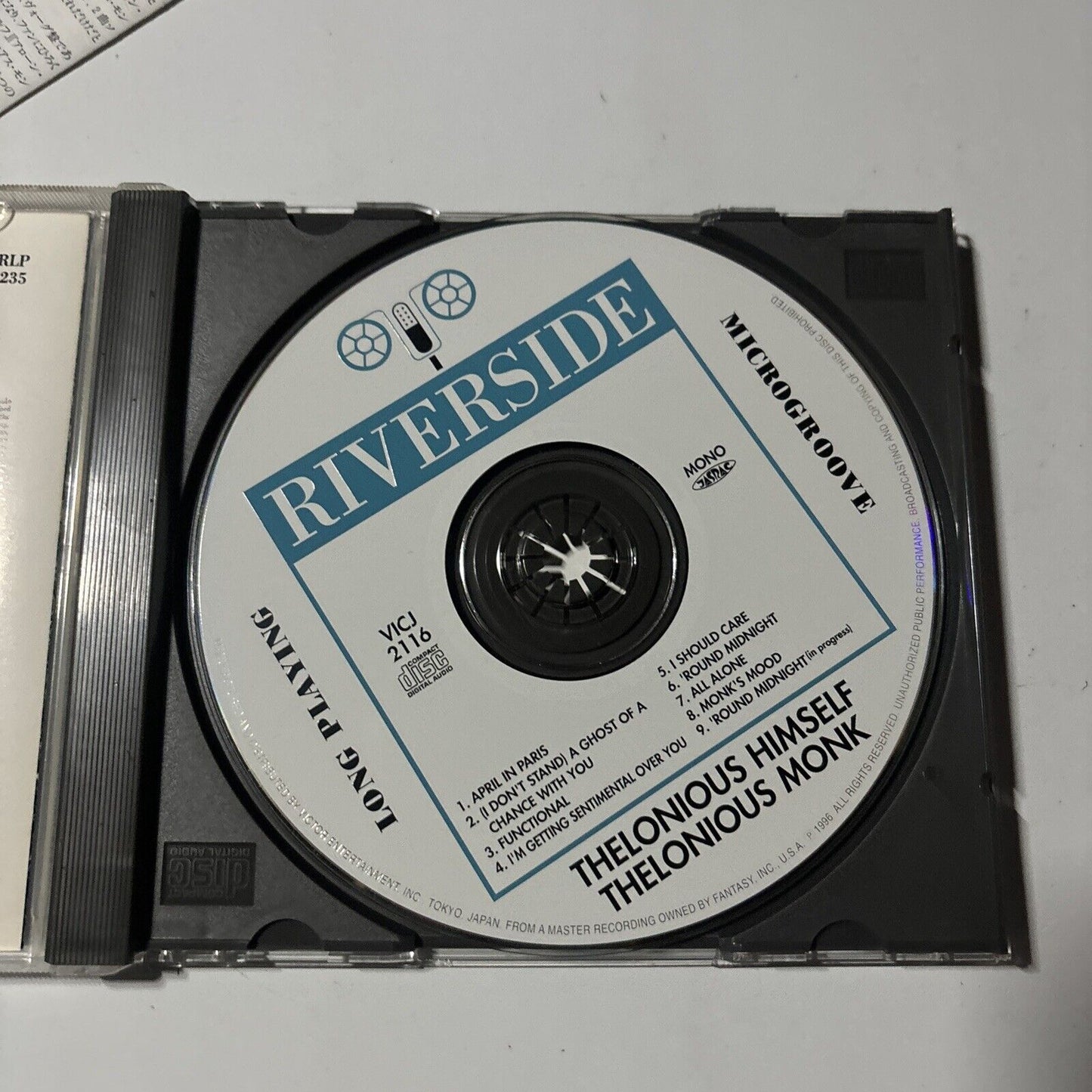 Thelonious Monk - Thelonious Himself (CD, HQCD, 1996) Japan vicj-2116