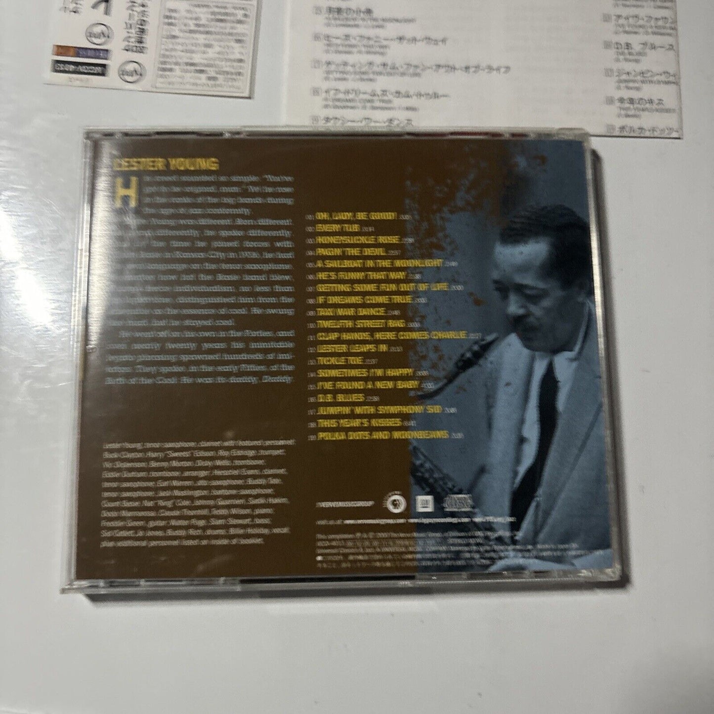 Lester Young - Ken Burns Jazz (CD, 2000) Japan UCCV-4013 Obi
