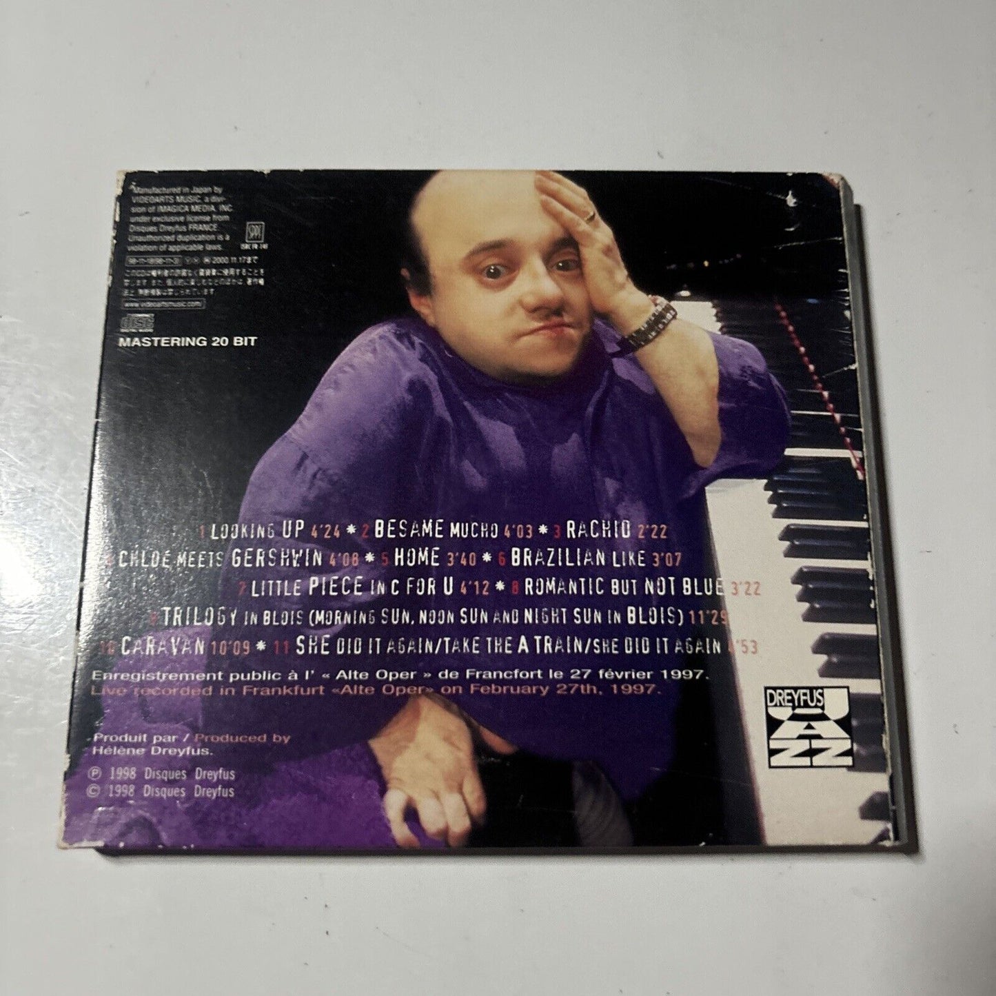 Michel Petrucciani - Live (CD, 1998) Japan vacr-2033 Dreyfus Jazz
