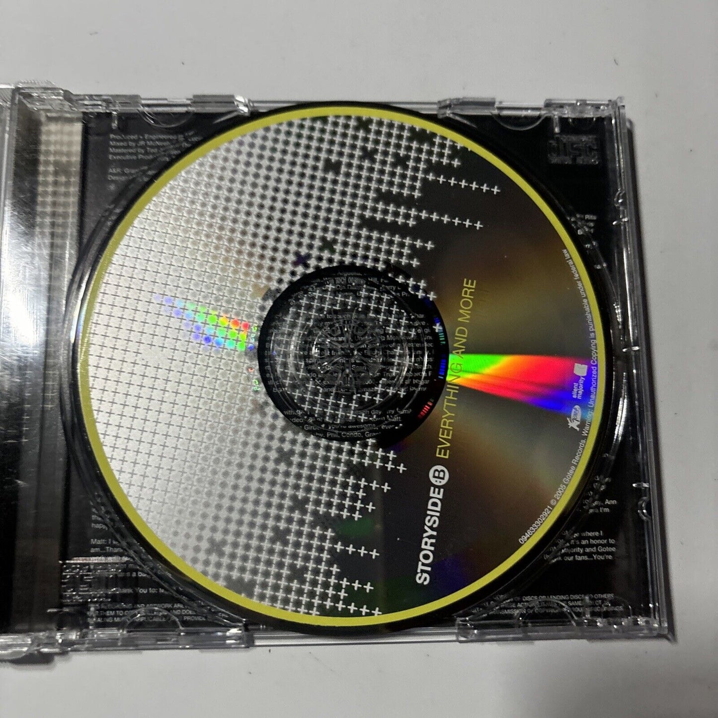 Storyside:B - Everything And More (CD, 2005) Gotee Records