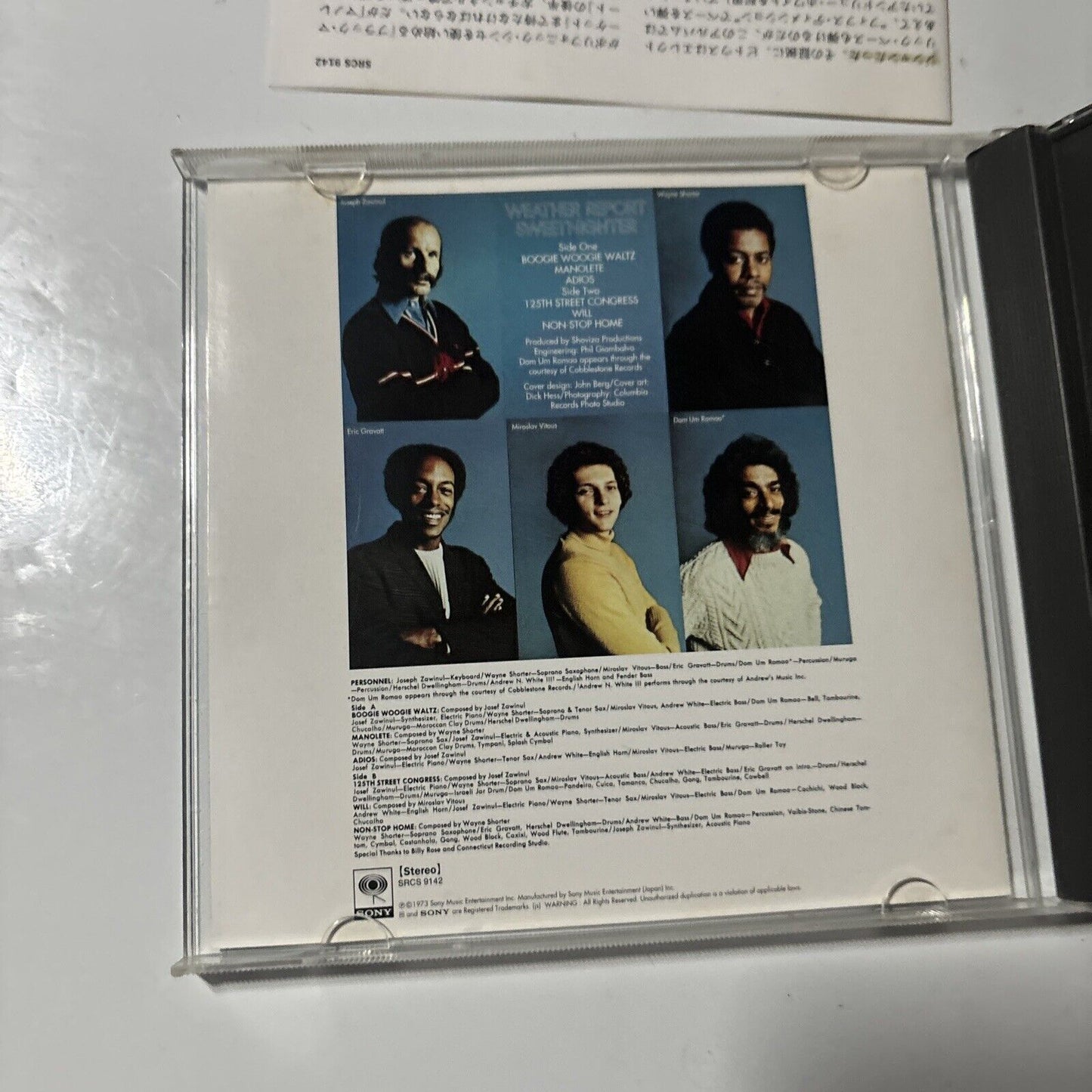 Weather Report - Sweetnighter (CD, 1997) Japan SRCs-9142 Jazz