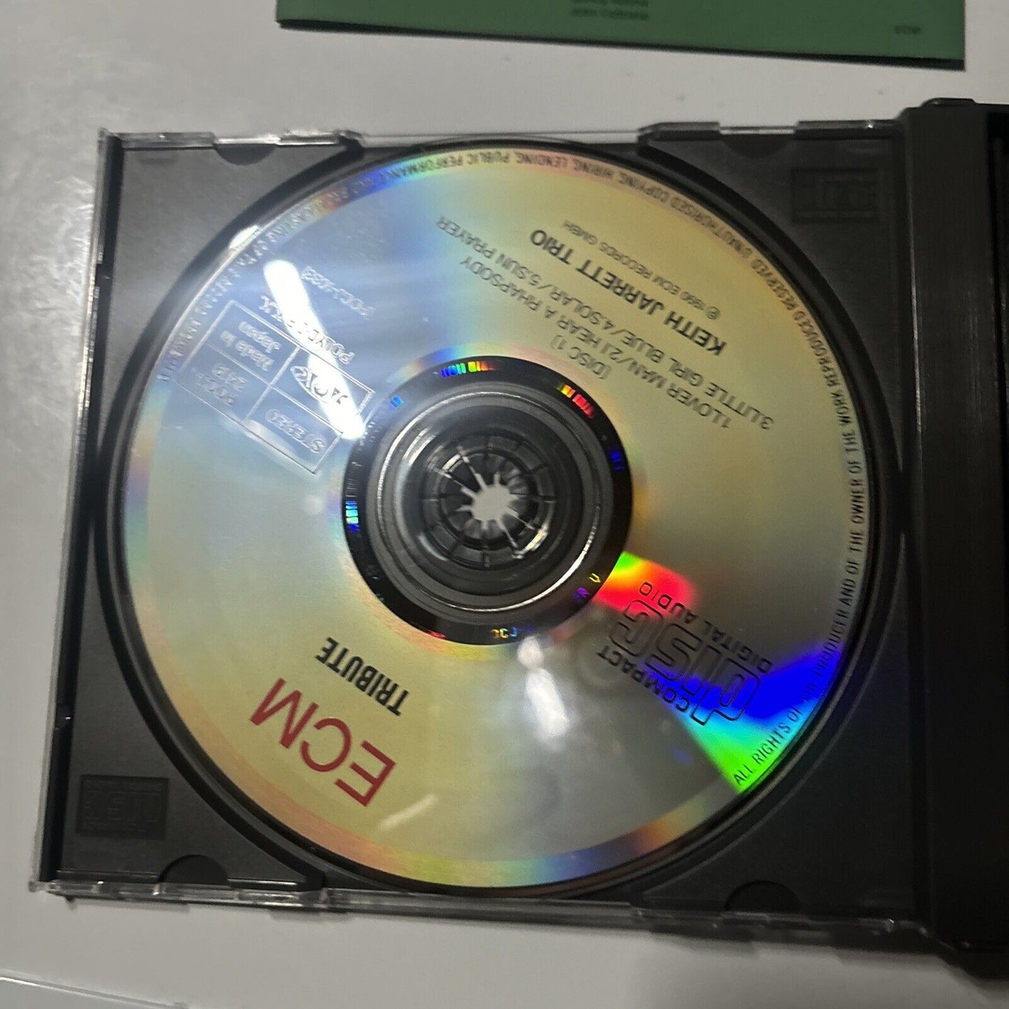 Keith Jarrett Trio - Tribute (CD, 1990, 2-Disc) Japan POCJ-2419-20 ECM Records