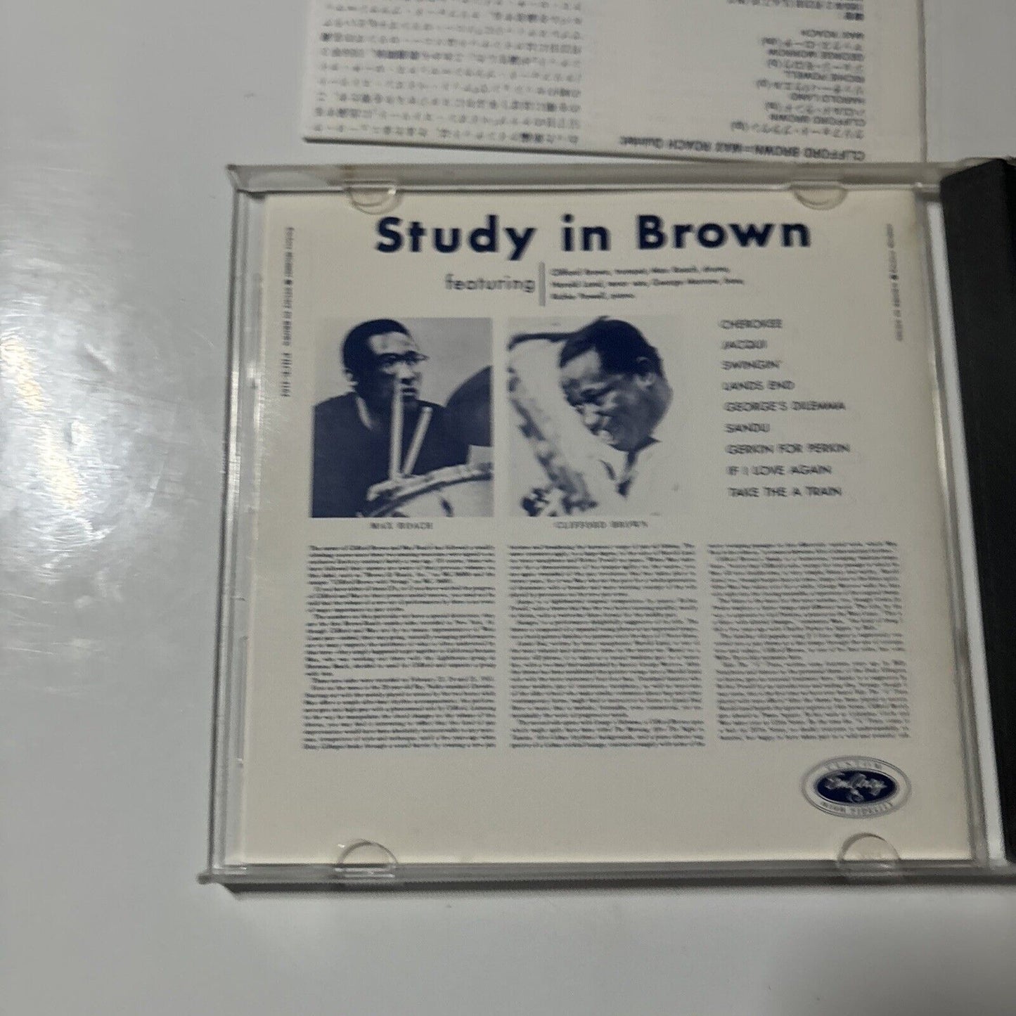 Clifford Brown And Max Roach - Study In Brown (CD, 1997) Japan PHCE-4164