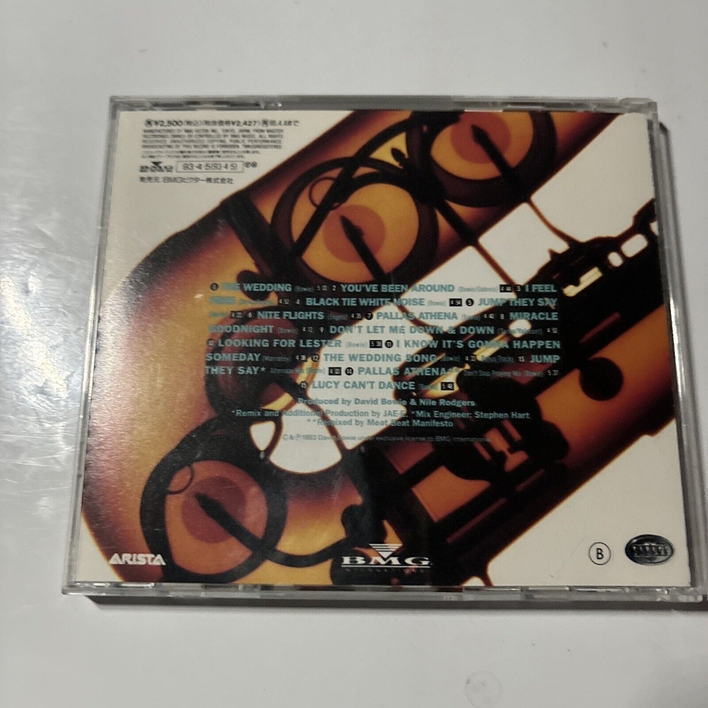 David Bowie - Black Tie White Noise [Japan Bonus Track] (CD 1993) Japan BVCA-612