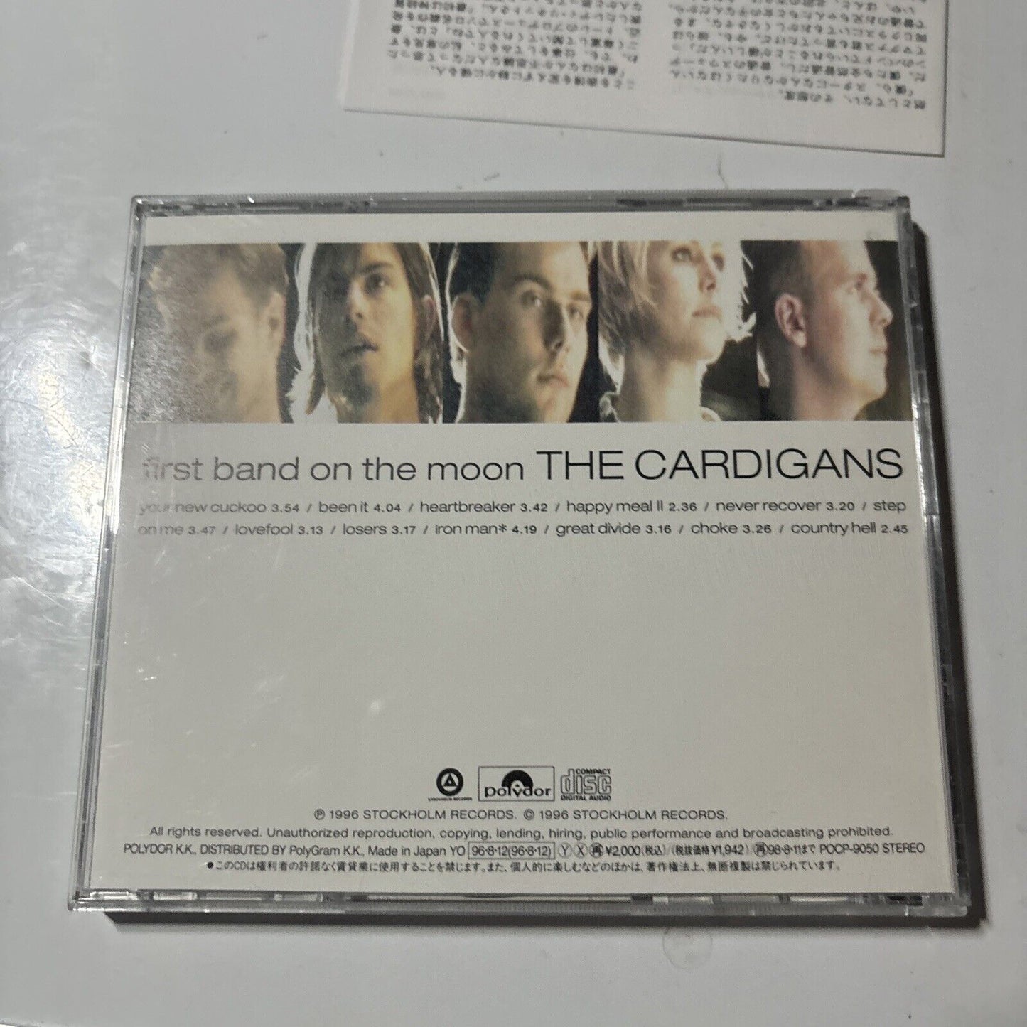 The Cardigans - First Band On The Moon (CD, 1996) Japan pocp-9050