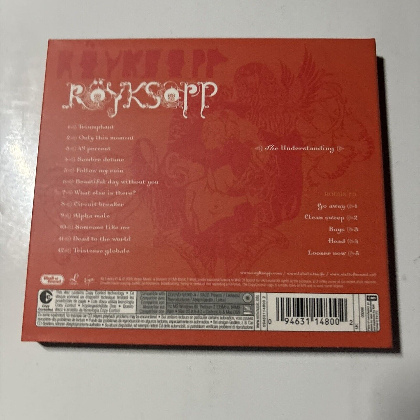 Röyksopp - The Understanding [Bonus CD] (CD, 2005, 2-Disc) 484153