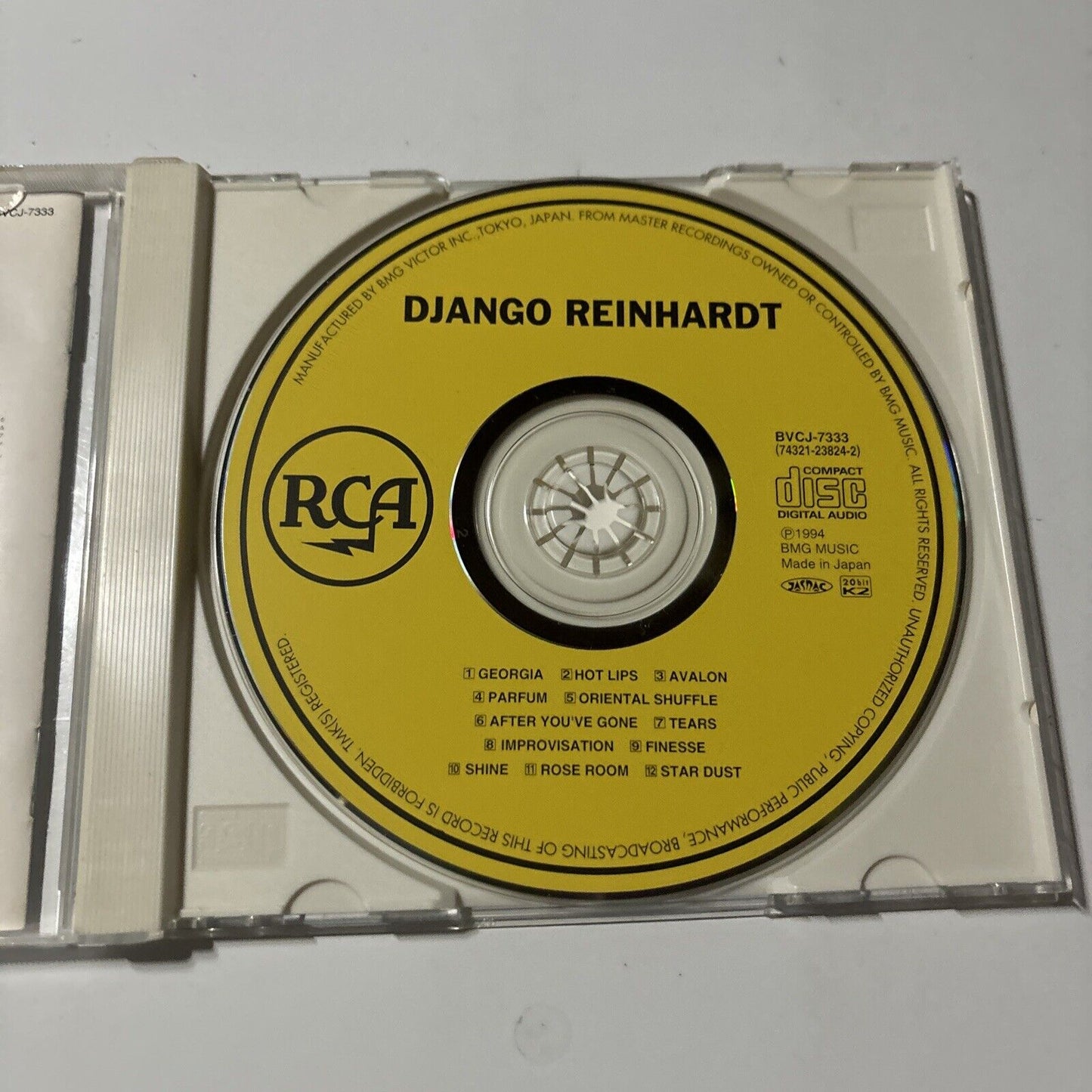 Django Reinhardt - In Memorial (CD, 1994) Japan bvcj-7333