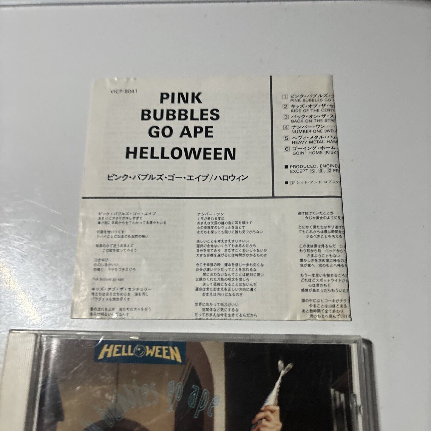 Helloween - Pink Bubbles Go Ape (CD, 1992) Japan vicp-8041
