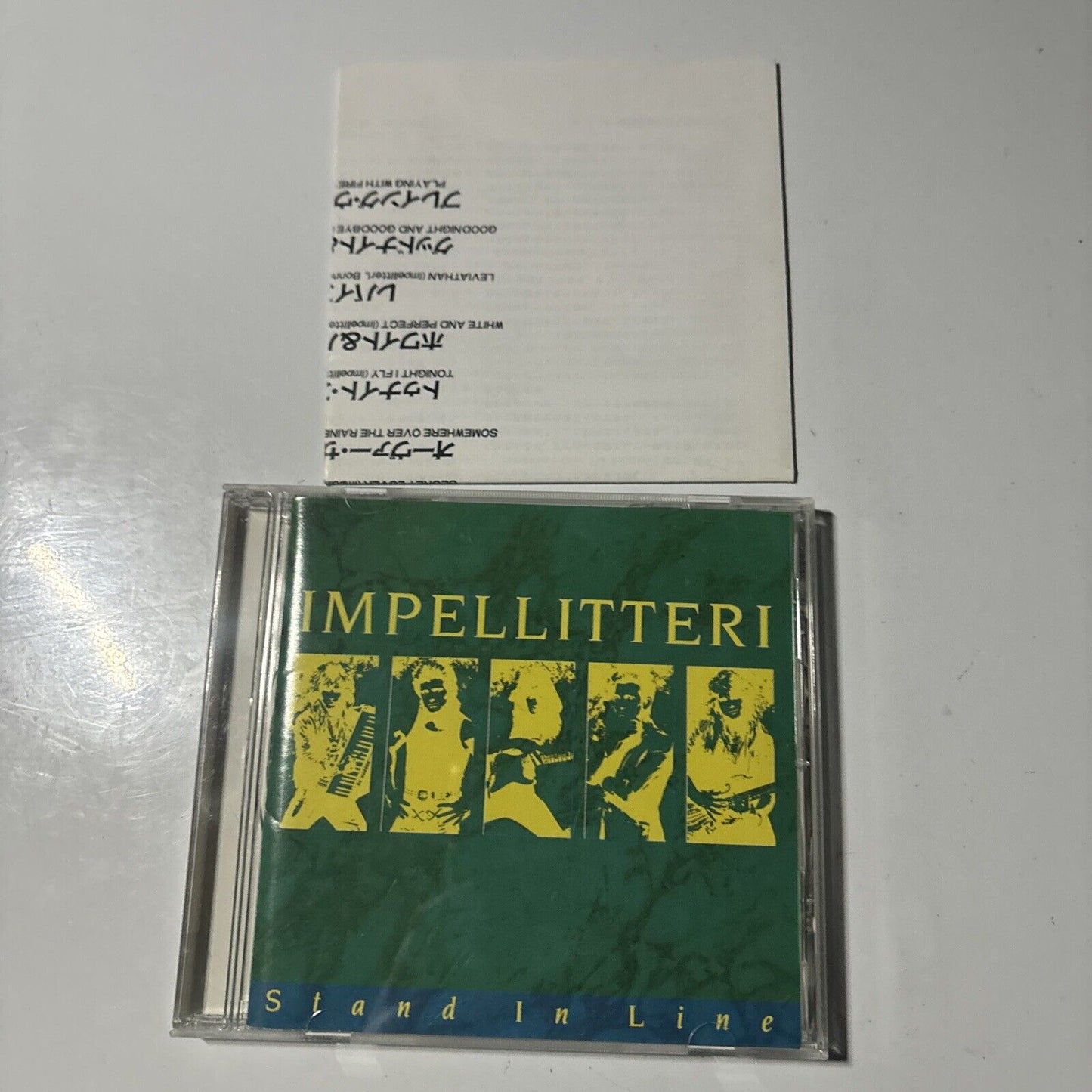 Impellitteri - Stand In Line (CD, 1988) Japan CBS/Sony 25dp-5084