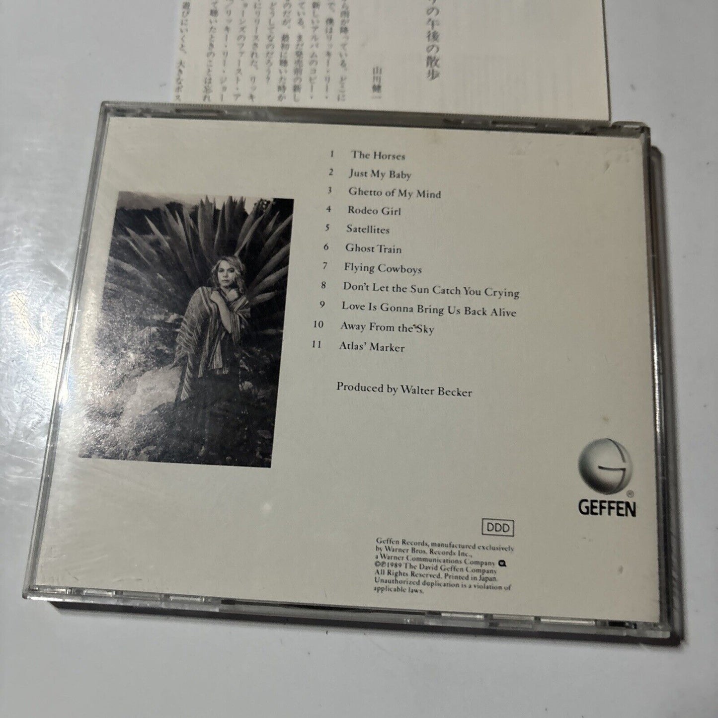 Rickie Lee Jones - Flying Cowboys (CD, 1989) Japan 22p2-3009