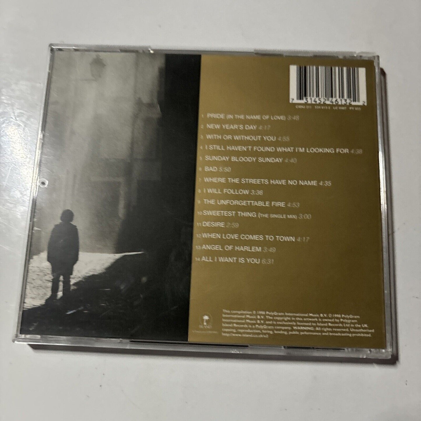 U2 - The Best Of 1980-1990 (CD, 1990) Island Records CIDU 211