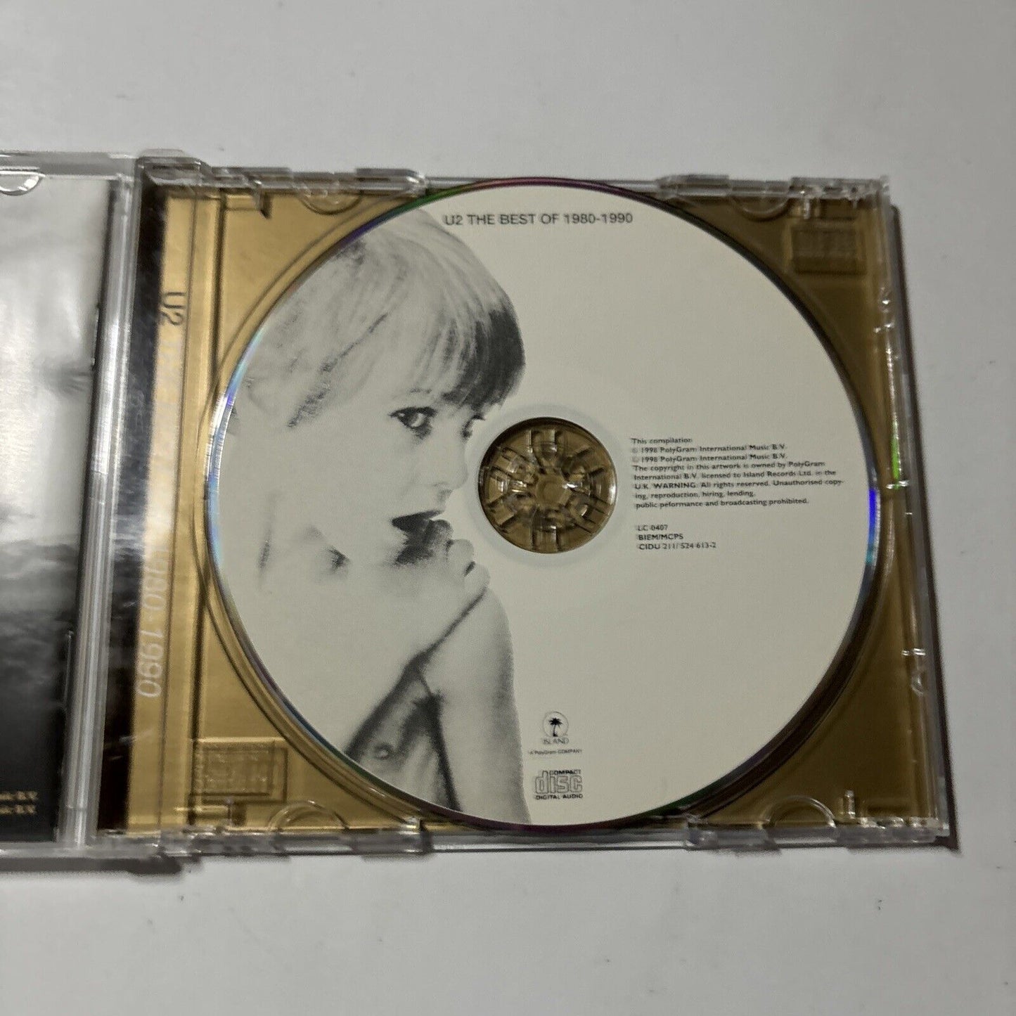 U2 - The Best Of 1980-1990 (CD, 1990) Island Records CIDU 211