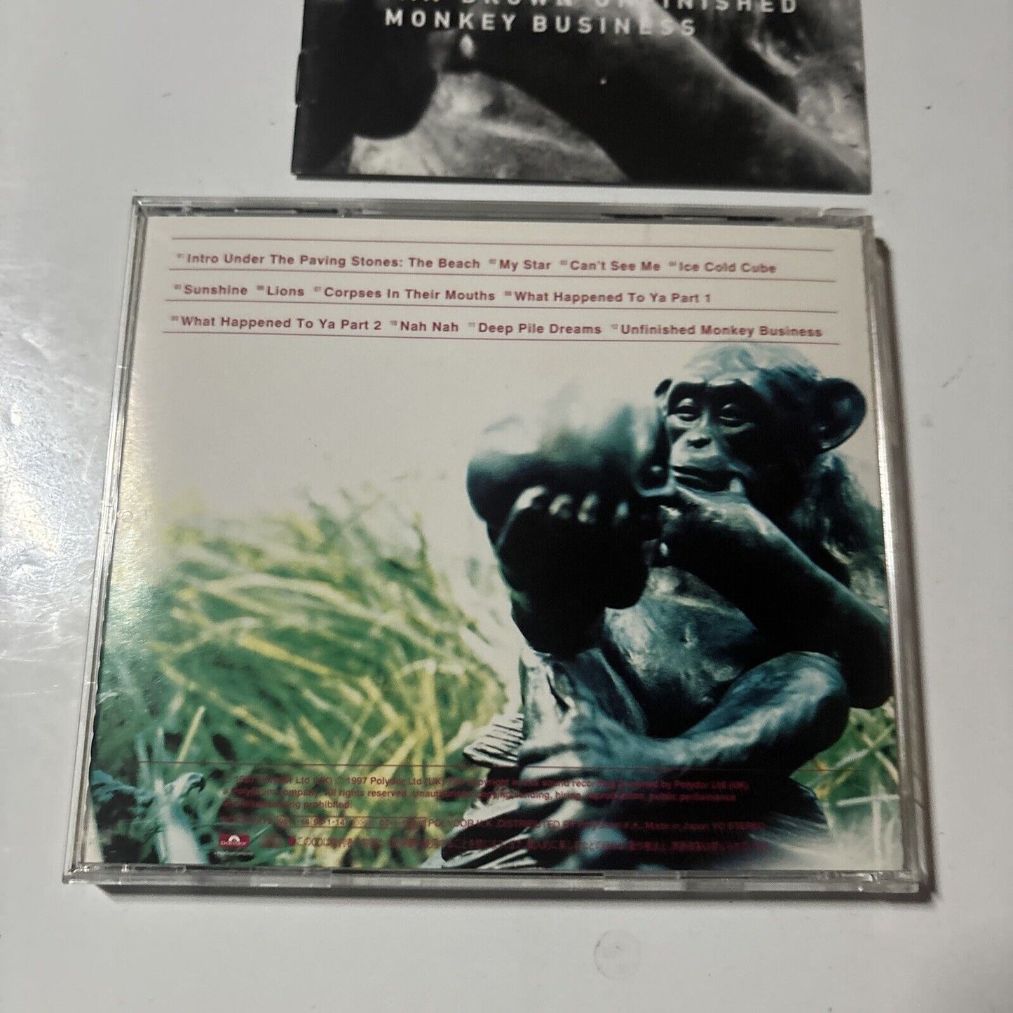 Ian Brown - Unfinished Monkey Business (CD, 1998) Japan Pocp-7272