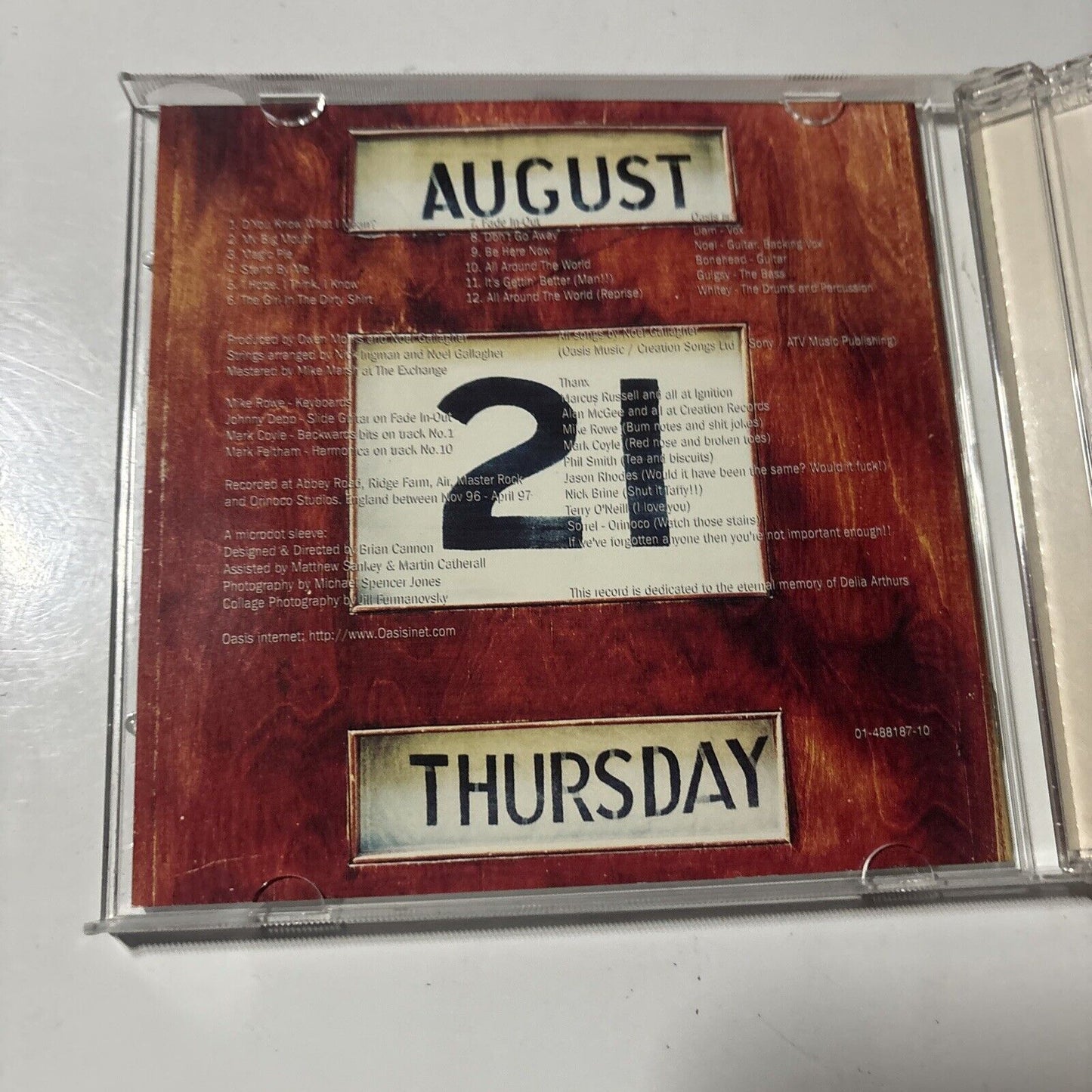 Oasis - Be Here Now (CD, 1997) 488187 2