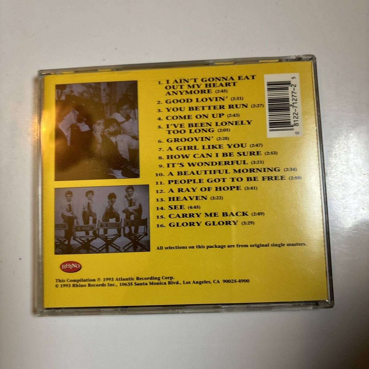 The Rascals - The Very Best Of The Rascals (CD, 1993) R2 71277 – Retro Unit