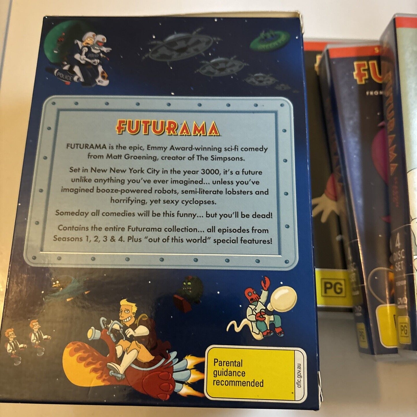 Futurama - The Complete Collection (DVD, 2004, 15-Disc) Region 4