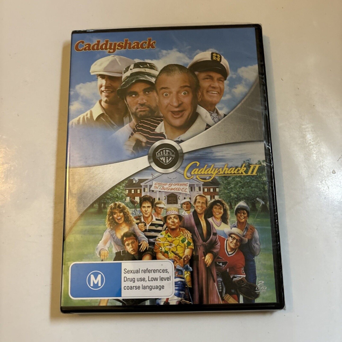 Caddyshack / Caddyshack II (DVD, 1980, 2 Discs) Bill Murray Region 4 NEW SEALED