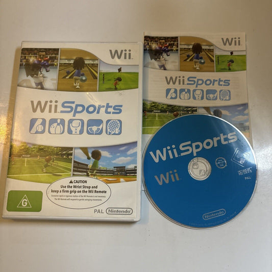 Wii Sports (Nintendo Wii, 2006) Manual PAL