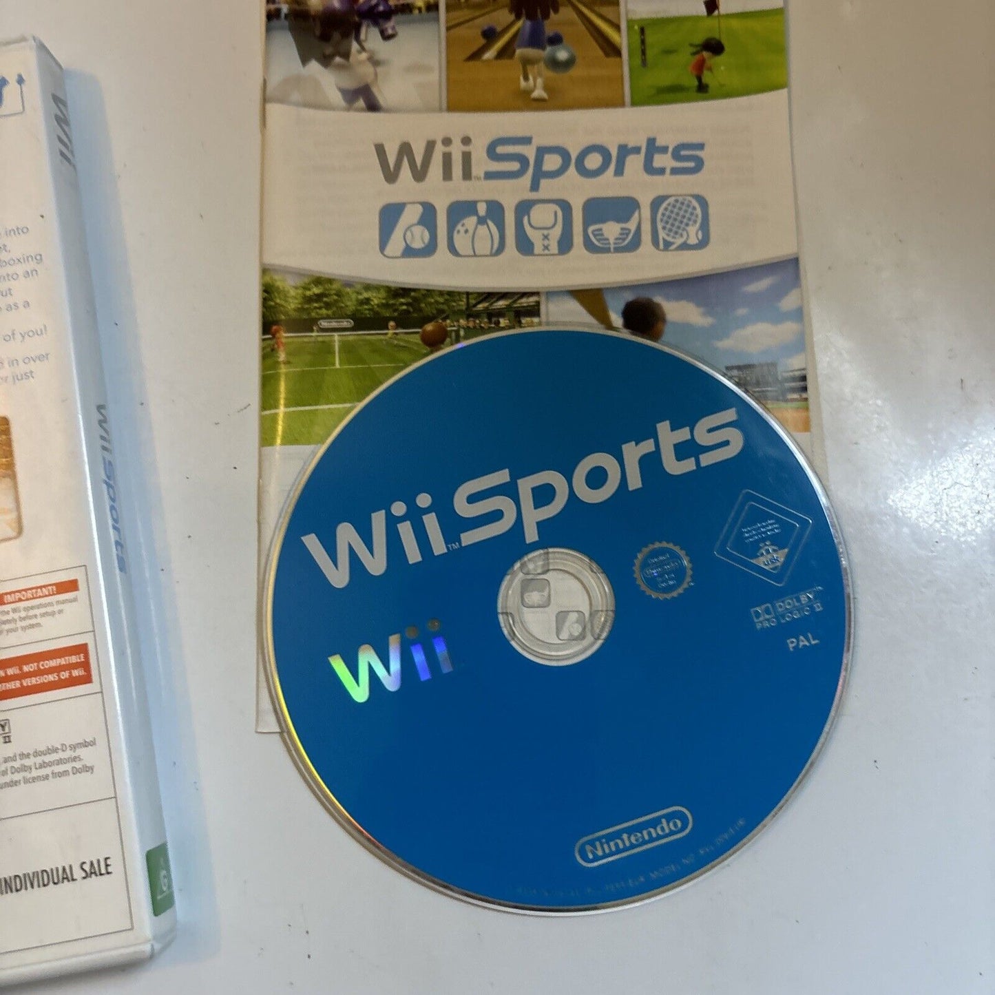 Wii Sports (Nintendo Wii, 2006) Manual PAL