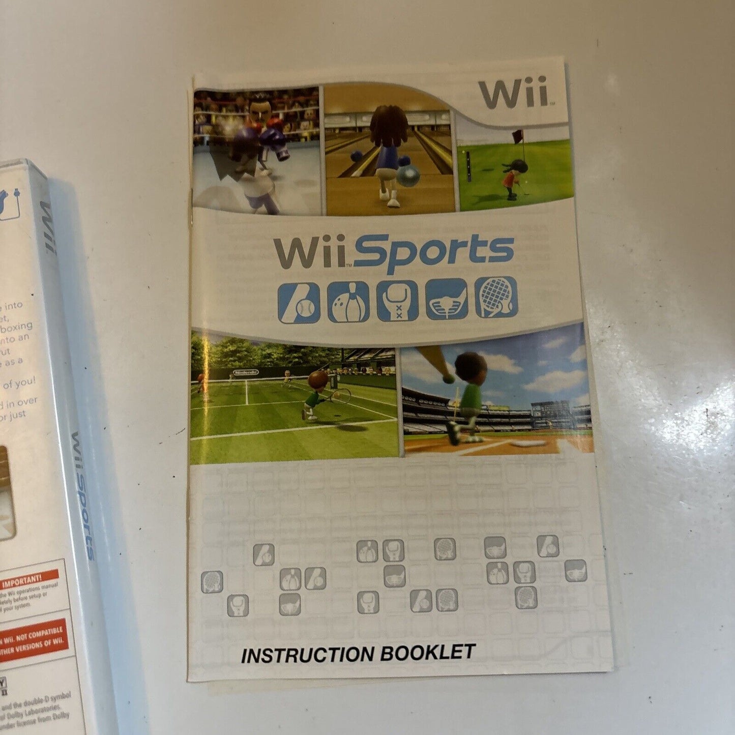 Wii Sports (Nintendo Wii, 2006) Manual PAL