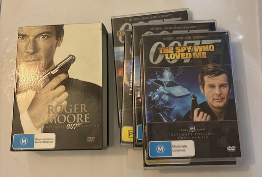Roger Moore Ultimate 007 Edition - 7 Films (DVD, 1973, 14-Disc) Region 4