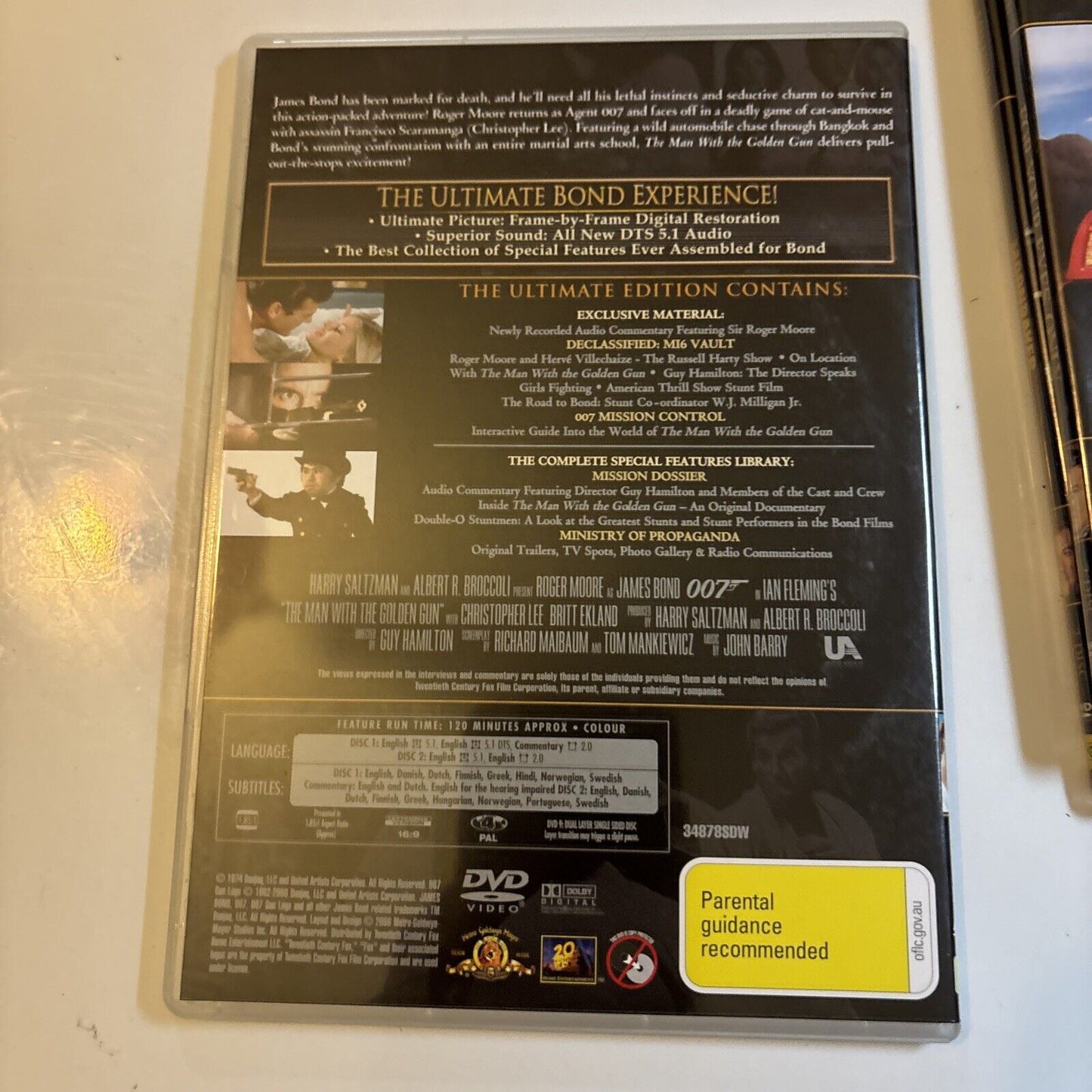 Roger Moore Ultimate 007 Edition - 7 Films (DVD, 1973, 14-Disc) Region 4