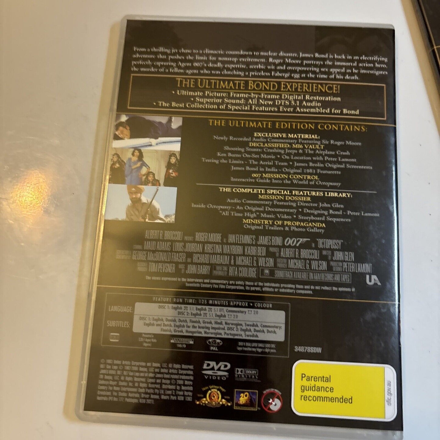 Roger Moore Ultimate 007 Edition - 7 Films (DVD, 1973, 14-Disc) Region 4