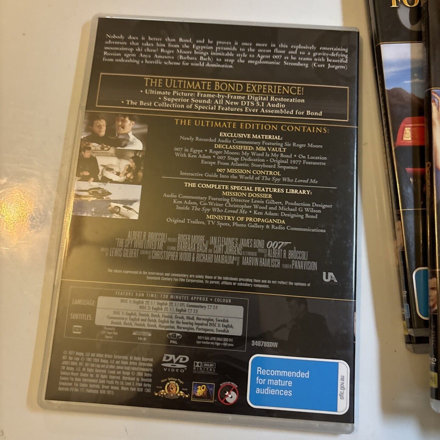 Roger Moore Ultimate 007 Edition - 7 Films (DVD, 1973, 14-Disc) Region 4