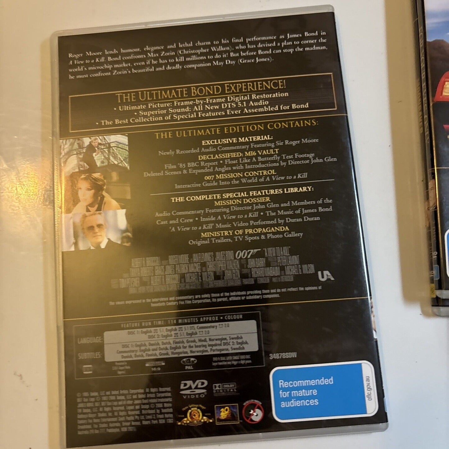 Roger Moore Ultimate 007 Edition - 7 Films (DVD, 1973, 14-Disc) Region 4