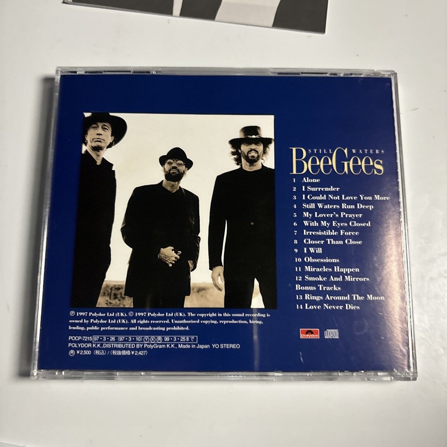 Bee Gees - Still Waters [Bonus Japan Track] (CD, 1997) Japan Pocp-7215