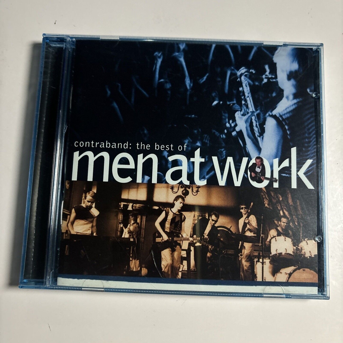 Men At Work - Contraband: The Best Of Men At Work (CD, 1996) Blue Case CK 64791