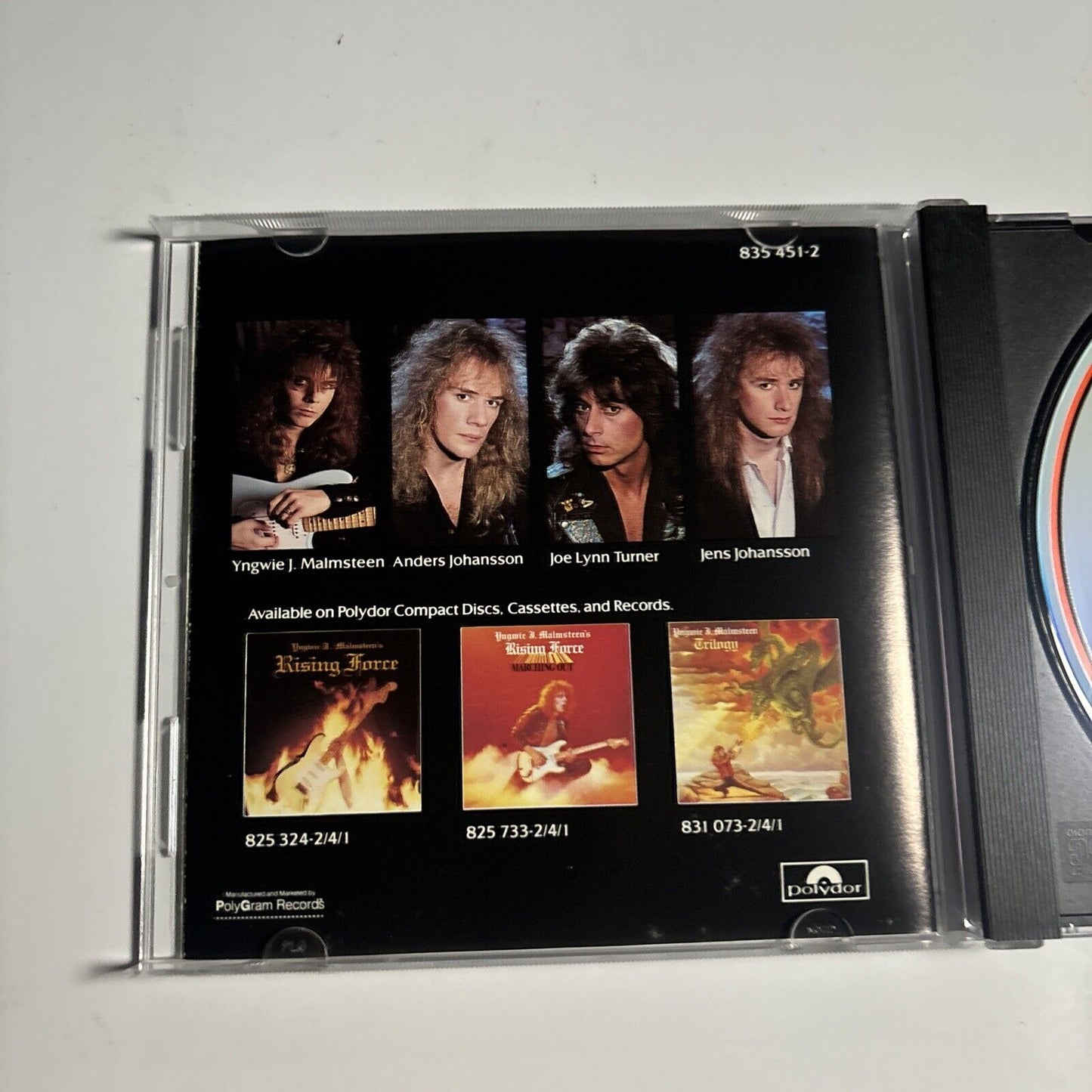 Yngwie J. Malmsteen - Odyssey (CD, 1988) Polydor 835 451-2