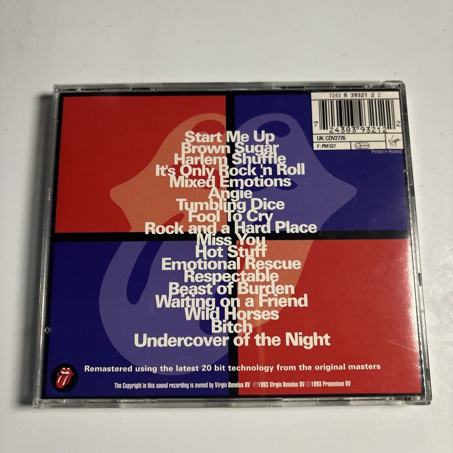 The Rolling Stones - Jump Back (CD, 1993) CDV 2726