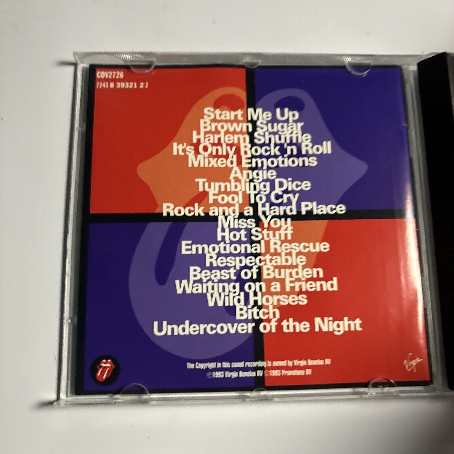 The Rolling Stones - Jump Back (CD, 1993) CDV 2726