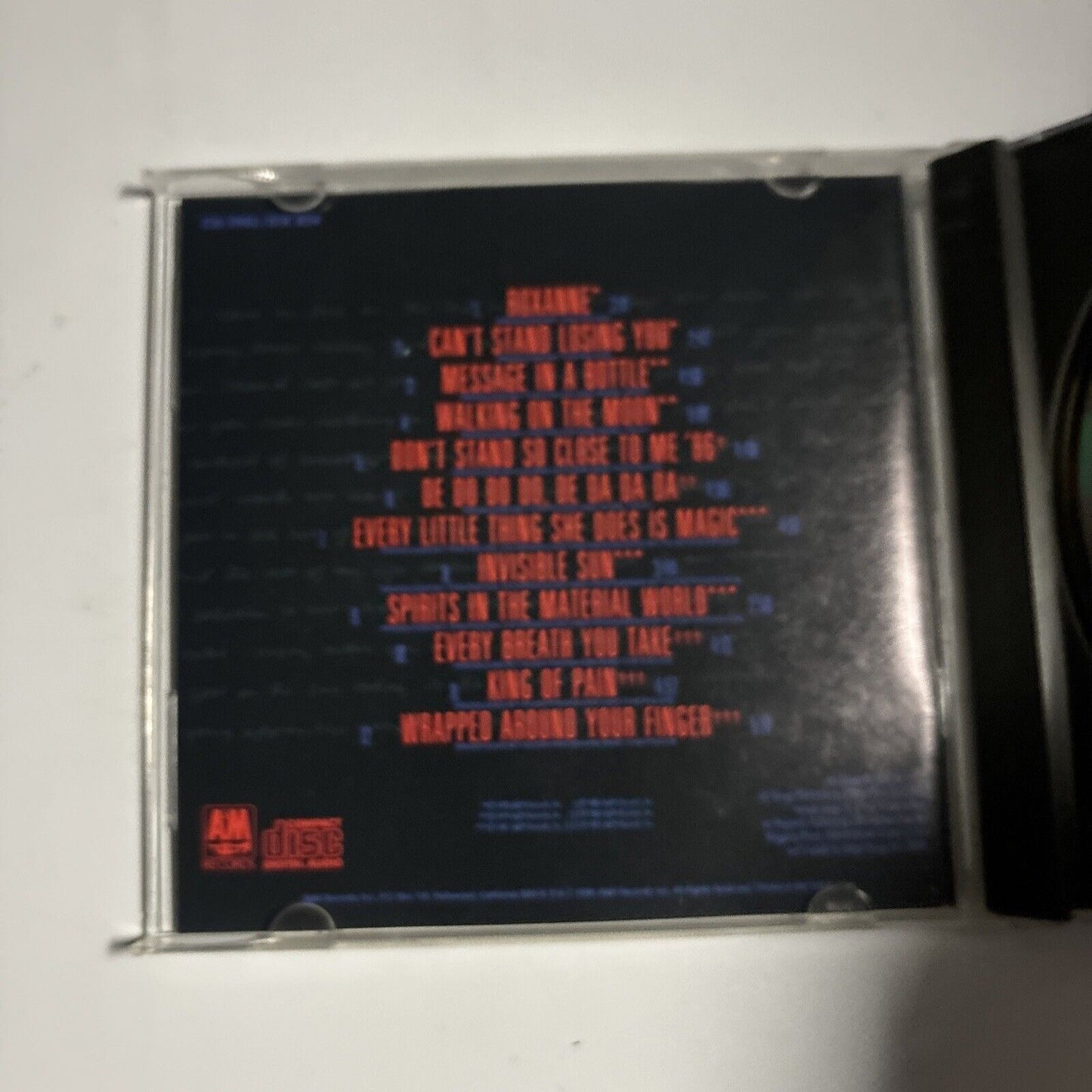 The Police - Every Breath You Take: the Singles (CD, 1986) A&M Records 3902