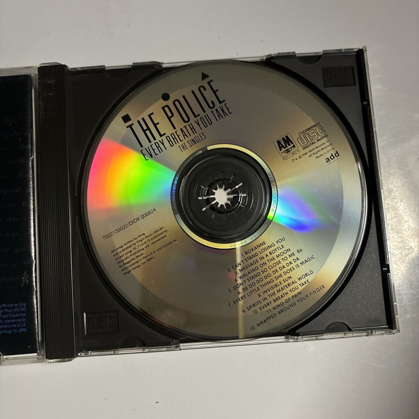The Police - Every Breath You Take: the Singles (CD, 1986) A&M Records 3902