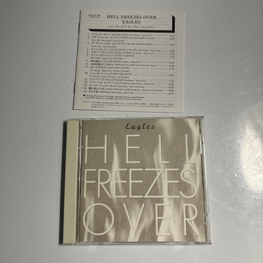 Eagles - Hell Freezes Over (CD, 1994) Japan mvcg-196  Geffen Records